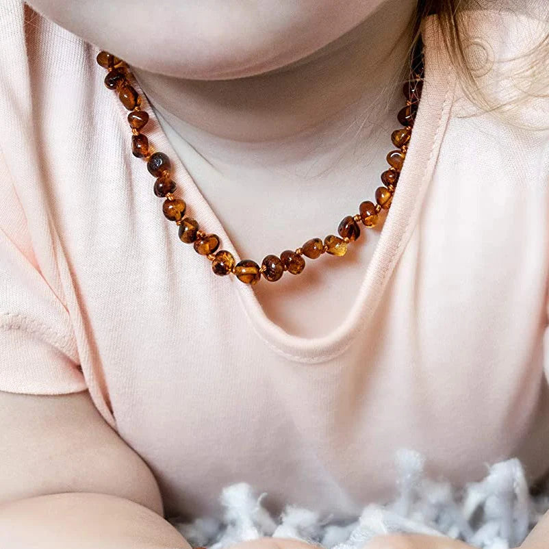 Amber Teething Necklace for Babies and Toddlers