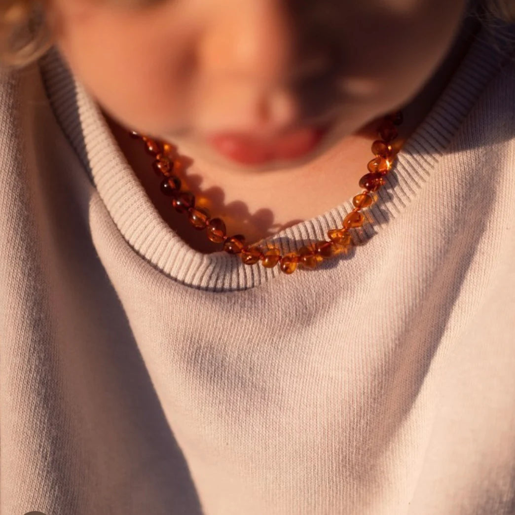 Amber Teething Necklace for Babies and Toddlers