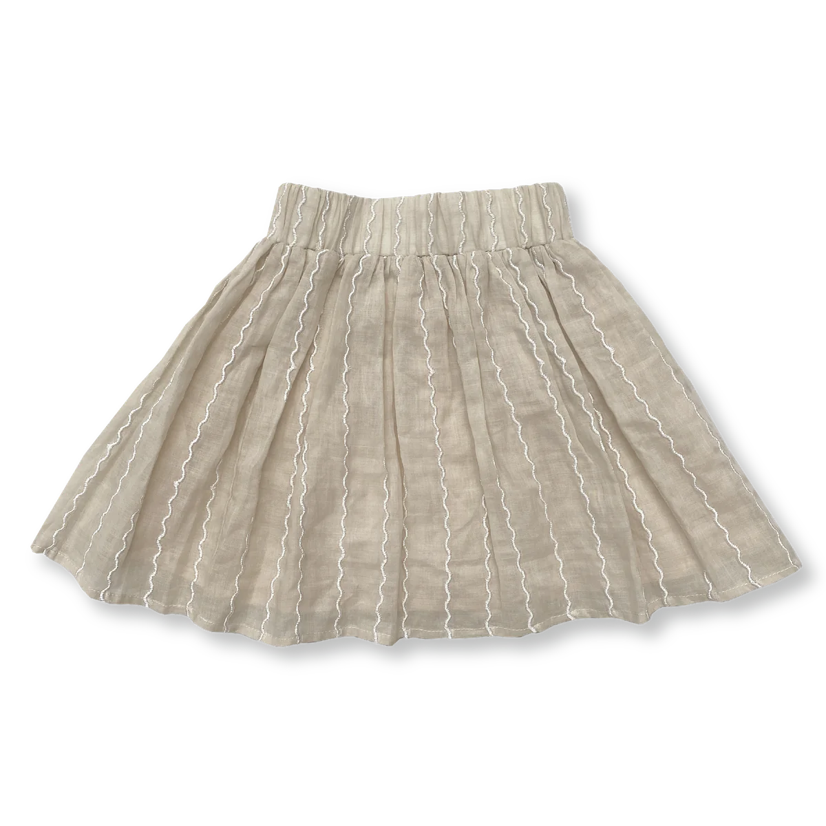 Embroidered Wiggle Tutu Skirt