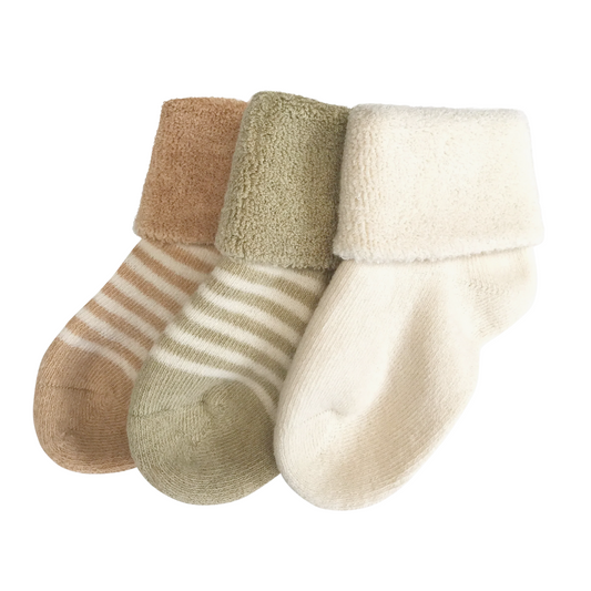 3-pack Terry Socks – Striped